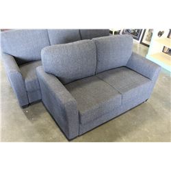 BRAND NEW UPOLSTERED DARK GREY SOFA AND LOVESEAT BY AHSLEY