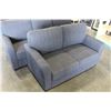 Image 1 : BRAND NEW UPOLSTERED DARK GREY SOFA AND LOVESEAT BY AHSLEY