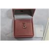 Image 2 : 10KT YELLOW GOLD CUBIC ZIRCONIA FLOWER PENDANT WITH