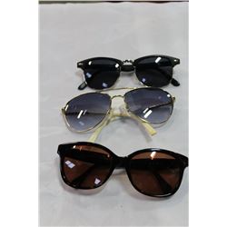 THREE PAIR OF DESIGNER SUNGLASSES