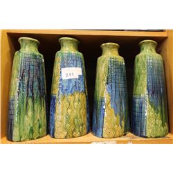 BOX OF VASES