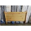 Image 1 : PINE SLEIGH BED QUEEN SIZE HEADBOARD