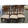 Image 1 : SET OF SIX MODERN DINING CHAIRS