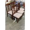 Image 2 : SET OF SIX MODERN DINING CHAIRS