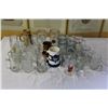 Image 1 : LARGE LOT OF GLASS BEER MUGS