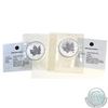 Image 1 : Pair of 2004 Canada $5 Scorpio & Aries Privy 1oz Silver Maples (TAX Exempt) .9999 Pure Silver with a