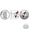 Image 2 : Royal Canadian Mint Lot of 3: 2017 $10 Celebrating Canada’s 150th: Great Blue Heron Fine Silver Colo