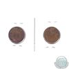 Image 2 : Estate lot of 2x USA Two Cent coins dated 1865 & 1869 in 2x2.