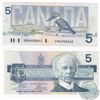 Image 1 : 1986 $5.00 note with Crow-Bouey signature and ENB prefix.