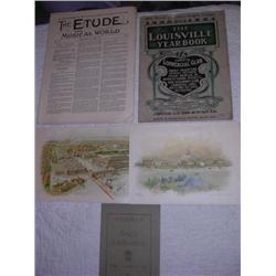 Antique Memorabilia, papers, year book