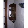 Image 1 : Mirrored oak Corner Shelf