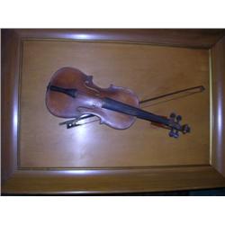 Violin framed