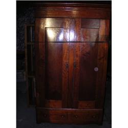 Antique Walnut Wood Armoire