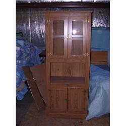 Curio Cabinet w/glass doors