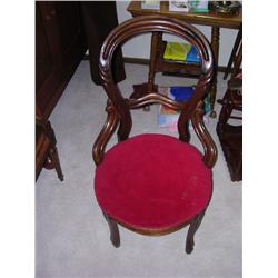 Carved Walnut Parlor chair
