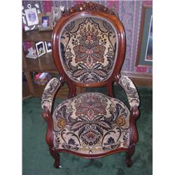 1860's Victorian Chair with high back