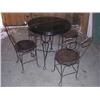 Image 1 : Antique Ice Cream Parlor Table/chairs