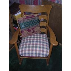 Oak rocker