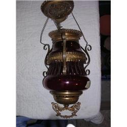 Antique Ruby Ceiling light