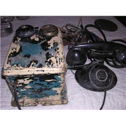 Antique Phone with Headsets