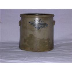 1880's 4 Gallon Salt Glazed Crock