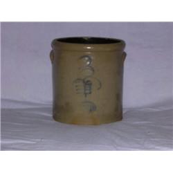 1880's 3 Gallon Salt Glazed Crock