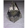 Image 1 : 5-sided Pyramid w/pyrite cluster