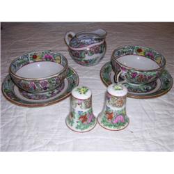Japanese cup/saucer, w/ creamer