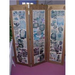 Victorian decoupage screen