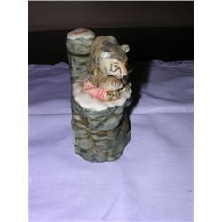 Snow Leopard Decanter Ski Country