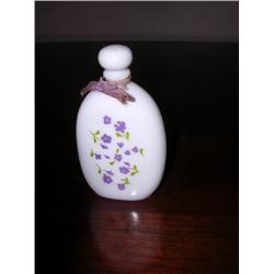 Avon Milk glass w/lavender cologne