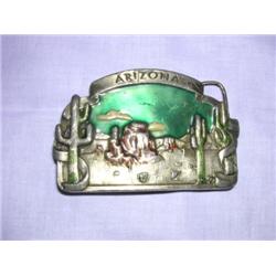 Arizona Desert Belt Buckle:
