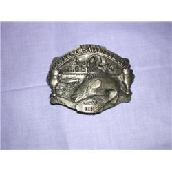 ND Gov Walleye Cup Belt Buckle