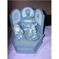 Blue Christmas Music Box