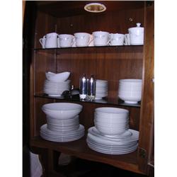White dishes