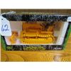Image 1 : John Deere 1010 Industrial (Yellow) with hyd. dozer blade w/ metal tracks 1/16 scale