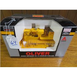 Oliver OC12 Diesel with hyd. dozer blade w/ metal tracks 1/16 scale