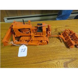 Allis Chalmers HD21 with cable dozer, Rear cable control, Orange colour & Heavy Duty construction di