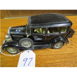 Ford Model A car, 1930 vintage, 4 door, Black, very rare. 1/32 scale