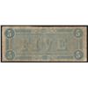 Image 2 : 1864 $5 The Confederate States of America Note
