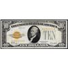 Image 1 : 1928 $10 Gold Certificate Note
