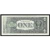 Image 1 : 1995 $1 Federal Reserve Note ERROR Insufficient Ink