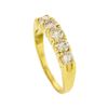 Image 4 : 14KT Yellow Gold 1.01ctw Diamond Wedding Ring