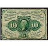 Image 1 : 1862 Ten Cent First Issue Fractional Note