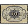 Image 2 : 1862 Ten Cent First Issue Fractional Note