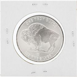 1 oz .999 Fine Silver Buffalo Round