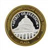Image 2 : .999 Silver Plaza Hotel and Casino Las Vegas $10 Casino Gaming Token Limited Edi