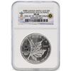Image 1 : 2008 $5 Canada Maple Leaf Vancouver 2010 Olympics NGC MS68