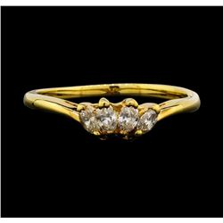 14KT Yellow Gold 0.40ctw Diamond Ring