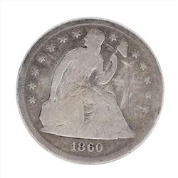 1860-O Seated Liberty Silver Dollar Coin